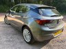 USED 2018 68 VAUXHALL ASTRA 1.0i Turbo ecoTEC Elite Nav Hatchback 5dr Petrol Manual Euro 6 (s/s) (105 ps) Great low mileage example Apple carplay, Sat Nav, Bluetooth, cruise, Leather, heated seats and steering wheel