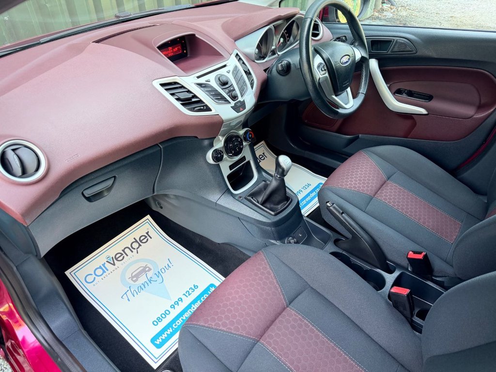 USED 2011 FORD FIESTA 1.4 Zetec Hatchback 5dr Petrol Manual (133 g/km, 94 bhp) 