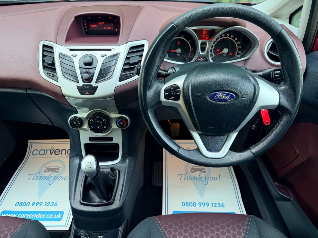 USED 2011 FORD FIESTA 1.4 Zetec Hatchback 5dr Petrol Manual (133 g/km, 94 bhp) 