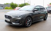 PRE-OWNED 2023 72 FORD FOCUS 2.3T EcoBoost ST Hatchback 5dr Petrol Manual Euro 6 (s/s) (280 ps) Magnetic Grey Metallic (&pound;725 option), Black Sensico Interior With Red Stitching, 19" Alloy Wheels, Ford Performance Pack (&pound;850 option), 6 Way Electric Adjustable Seats, SYNC4 Satellite Navigation With 13.2in Screen, Auto headlights, Hill Start Assist, Lane Keeping Assist, Launch Control and Rev Matching, Front and Rear parking Sensors, Electric Folding Mirrors, Parking Camera, Heated Seats, Cruise Control, Keyless Entry and Start, Quick Clear Heated Windscreen, Privacy Glass, Red Brake ISOFIX, W
