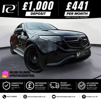 2022 MERCEDES-BENZ EQC EQC 400 80kWh AMG Line (Premium) SUV 5dr Electric Auto 4MATIC (408 ps) &pound;25490.00