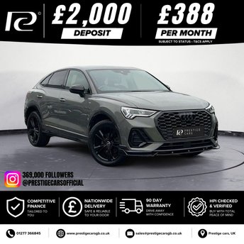 2022 AUDI Q3 1.5 TFSI CoD 35 S line Sportback 5dr Petrol S Tronic Euro 6 (s/s) (150 ps) &pound;24990.00