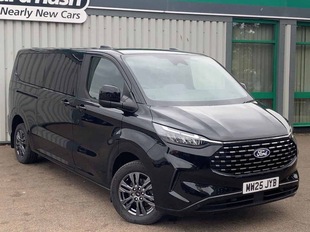 USED 2025 25 FORD TOURNEO CUSTOM 2.0 320 EcoBlue Titanium Minibus Double Cab 5dr Diesel Auto L2 Euro 6 (s/s) (170 ps) CARPLAY+SATNAV+KEYLESS+CLIMATE