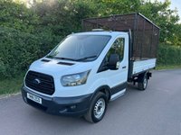USED 2018 18 FORD TRANSIT 2.0 350 EcoBlue Chassis Cab 2dr Diesel Manual RWD L2 H1 Euro 6 (DRW) (105 ps) 