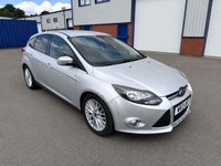 USED 2013 13 FORD FOCUS 1.6 TDCi Zetec Hatchback 5dr Diesel Manual Euro 5 (s/s) (115 ps) 10 SERVICE STAMOS - 12 MONTH MOT