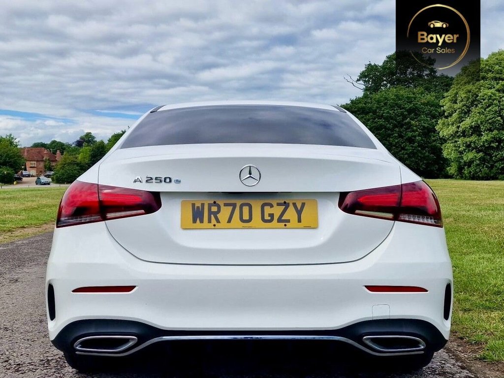 USED 2020 70 MERCEDES-BENZ A CLASS 1.3 A250e 15.6kWh AMG Line Saloon 4dr Petrol Plug-in Hybrid 8G-DCT Euro 6 (s/s) (218 ps) FINANCE AVAILABLE