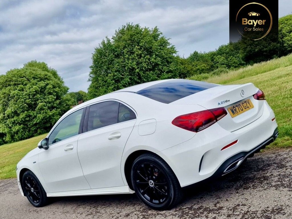 USED 2020 70 MERCEDES-BENZ A CLASS 1.3 A250e 15.6kWh AMG Line Saloon 4dr Petrol Plug-in Hybrid 8G-DCT Euro 6 (s/s) (218 ps) FINANCE AVAILABLE