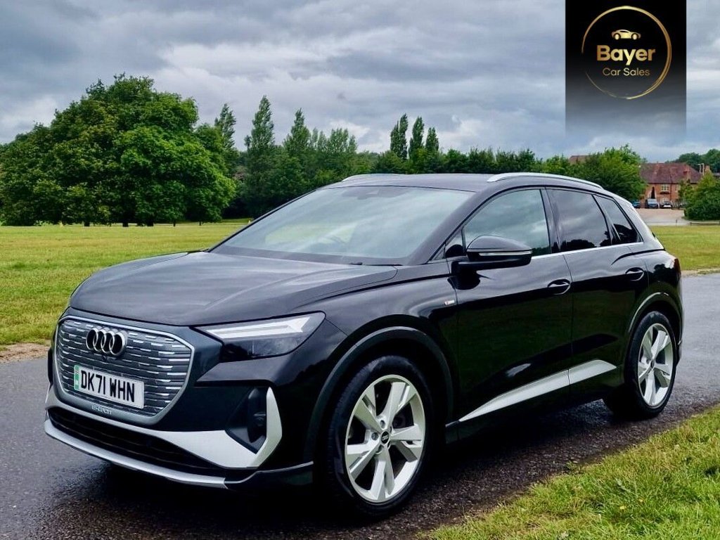 USED 2021 71 AUDI Q4 E-TRON 40 S line SUV 5dr Electric Auto 82kWh (204 ps) FINANCE AVAILABLE