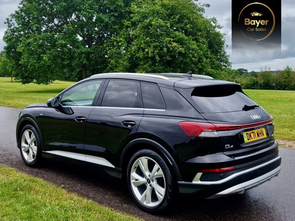 USED 2021 71 AUDI Q4 E-TRON 40 S line SUV 5dr Electric Auto 82kWh (204 ps) FINANCE AVAILABLE