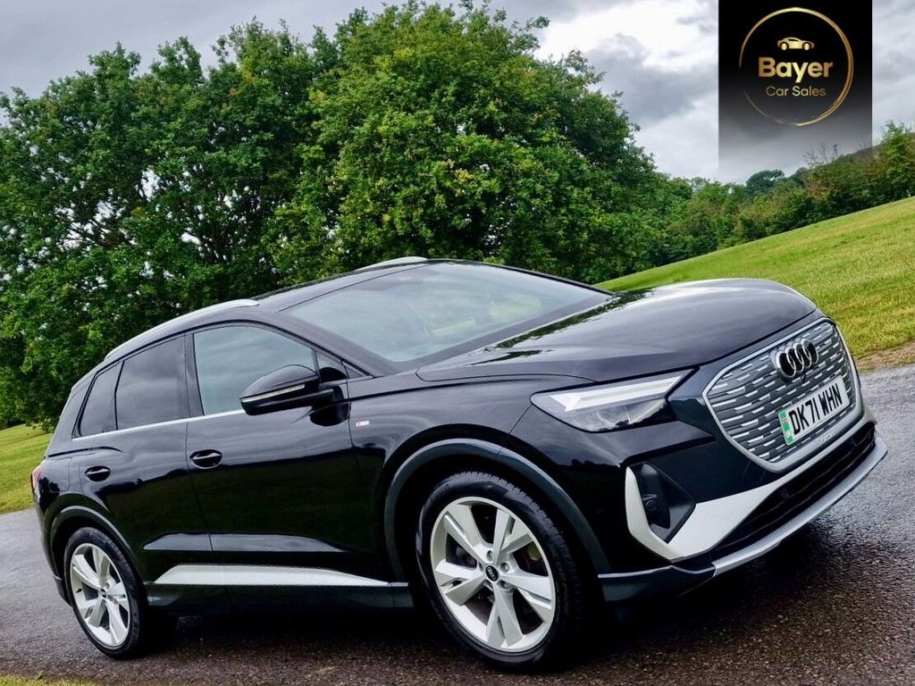 USED 2021 71 AUDI Q4 E-TRON 40 S line SUV 5dr Electric Auto 82kWh (204 ps) FINANCE AVAILABLE