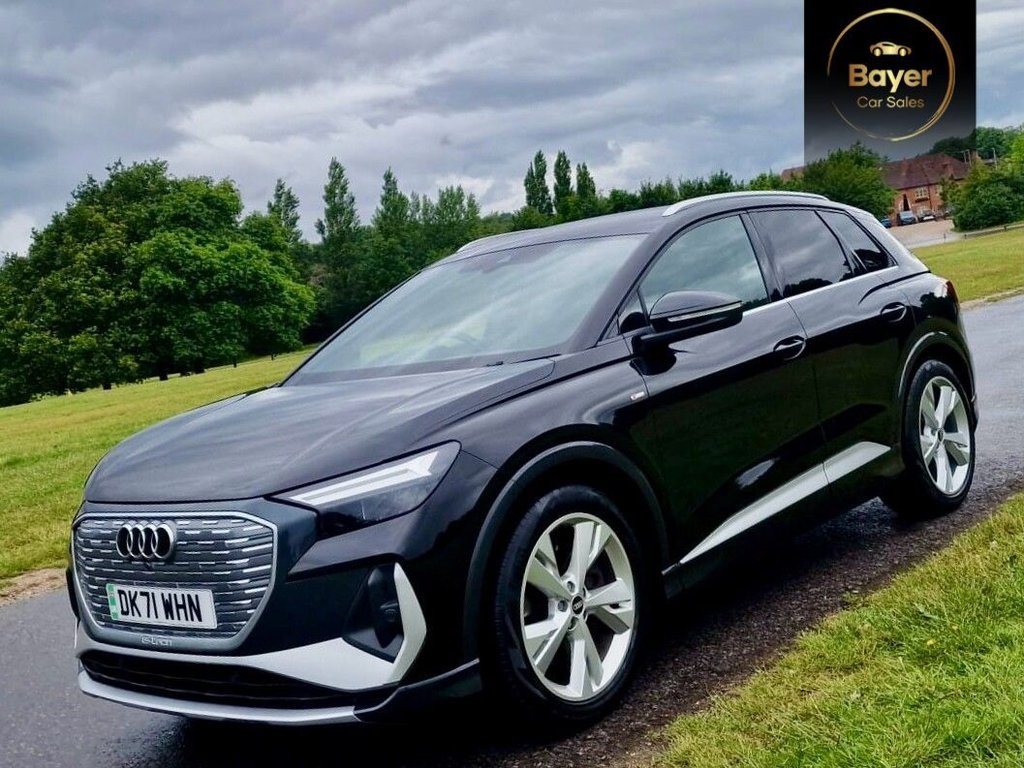 USED 2021 71 AUDI Q4 E-TRON 40 S line SUV 5dr Electric Auto 82kWh (204 ps) FINANCE AVAILABLE