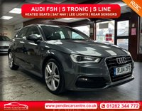 USED 2014 14 AUDI A3 2.0 TDI S line Sportback 5dr Diesel S Tronic Euro 6 (s/s) (150 ps) HALF LEATHER | 18" ALLOYS | S LINE