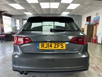 USED 2014 14 AUDI A3 2.0 TDI S line Sportback 5dr Diesel S Tronic Euro 6 (s/s) (150 ps) HALF LEATHER | 18" ALLOYS | S LINE