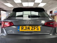 USED 2014 14 AUDI A3 2.0 TDI S line Sportback 5dr Diesel S Tronic Euro 6 (s/s) (150 ps) HALF LEATHER | 18" ALLOYS | S LINE