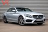 USED 2017 MERCEDES-BENZ C CLASS 2.1 C250d AMG Line Saloon 4dr Diesel G-Tronic+ Euro 6 (s/s) (204 ps) Bluetooth + Reverse Camera + Cruise Control