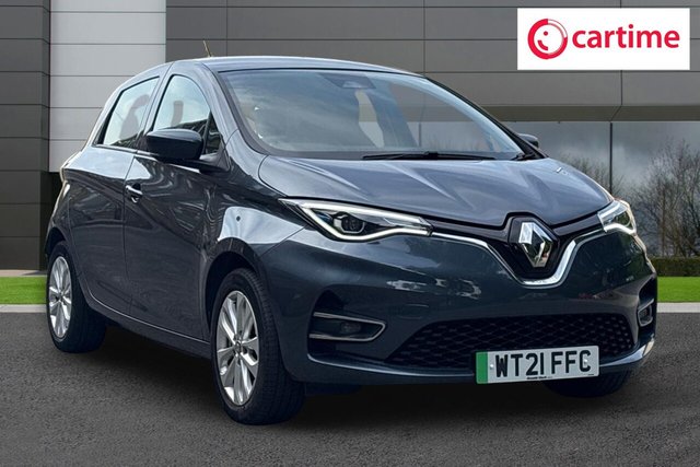 View our Renault Zoe R135 EV50 52kWh Iconic Hatchback 5dr Electric Auto (Rapid Charge) (134 bhp) EASY LINK Display With Nav, 16In Alloys, Electric Door Mirrors, Air Conditioning, Cruise Control