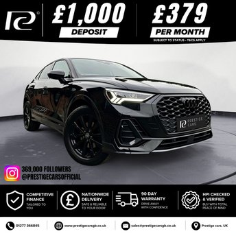 2021 AUDI Q3 1.5 TFSI CoD 35 Sport Sportback 5dr Petrol S Tronic Euro 6 (s/s) (150 ps) &pound;23490.00