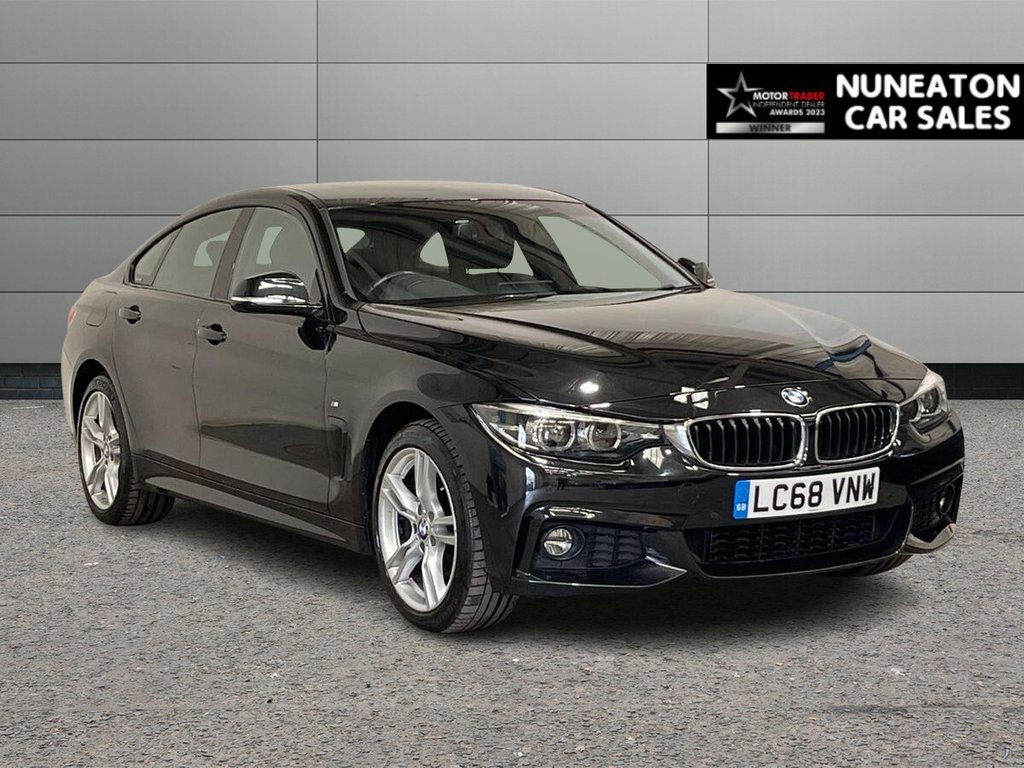 USED 2018 68 BMW 4 SERIES GRAN COUPE 2.0 420i GPF M Sport Hatchback 5dr Petrol Auto xDrive Euro 6 (s/s) (184 ps) HEATED FRONT SEATS