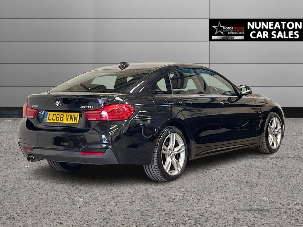 USED 2018 68 BMW 4 SERIES GRAN COUPE 2.0 420i GPF M Sport Hatchback 5dr Petrol Auto xDrive Euro 6 (s/s) (184 ps) HEATED FRONT SEATS