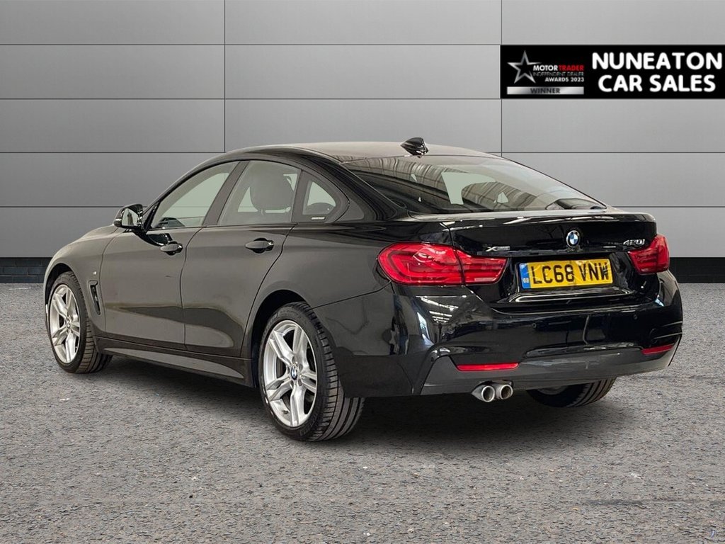 USED 2018 68 BMW 4 SERIES GRAN COUPE 2.0 420i GPF M Sport Hatchback 5dr Petrol Auto xDrive Euro 6 (s/s) (184 ps) HEATED FRONT SEATS