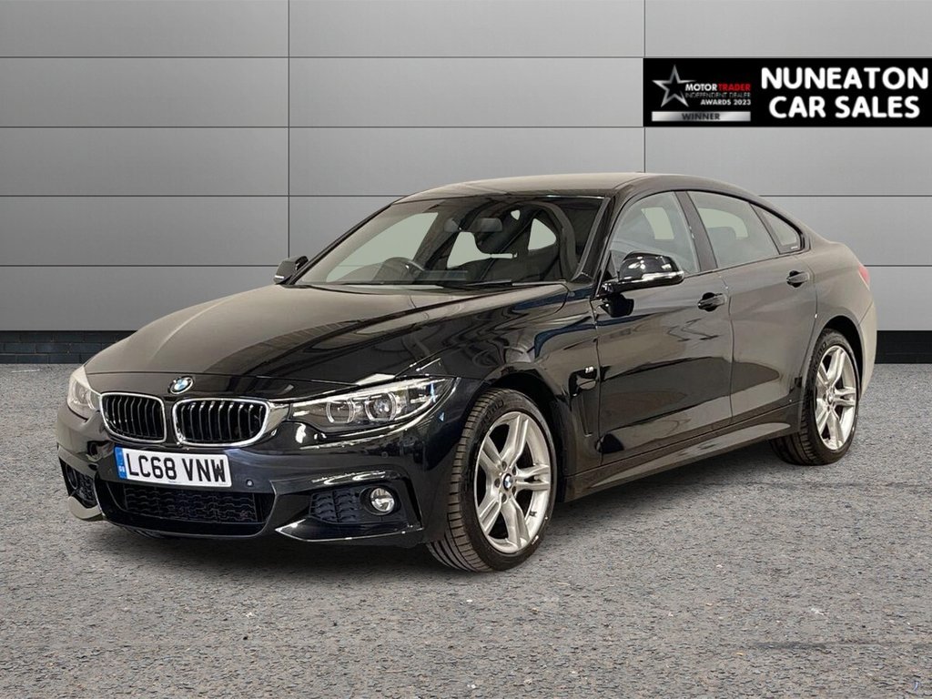 USED 2018 68 BMW 4 SERIES GRAN COUPE 2.0 420i GPF M Sport Hatchback 5dr Petrol Auto xDrive Euro 6 (s/s) (184 ps) HEATED FRONT SEATS
