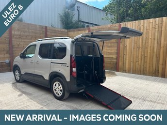 2022 PEUGEOT RIFTER 3 Seat Petrol Auto Wheelchair Accessible Disabled Access Vehicle WAV &pound;17945.00