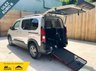 USED 2022 57 PEUGEOT RIFTER 3 Seat Petrol Auto Wheelchair Accessible Disabled Access Vehicle WAV 