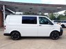 USED 2014 64 VOLKSWAGEN T5 CAMPERVAN 2.0 TDI T28 Startline camper Van 4dr Diesel Manual L1 H1 (198 g/km, 101 bhp) 2 KEYS, SERVICE HISTORY, NO VAT, NEW TIMING BELT IN 2023, DOUBLE BED, FRIDGE, SINK, COOKING HOBS, USB PORTS, PLUG SOCKETS, STORAGE CUPBOARDS, TOW BAR, BLUETOOTH, AIR CON, ALLOY WHEELS, SWIVEL FRONT SEAT, SKYLINE POP TOP ROOF WITH DOUBLE BED, SLEEPS X4, LEISURE BATTERY AND ELECTRICS INSTALLED, RIB ALTAIR 2 SEATED DOUBLE BED, INSULATED SIDE PANELS, SOUND DEADENING IN SIDE PANELS, PRIVACY WINDOWS ON BOTH SIDES AND BARN DOORS, CAMPINGAZ 097 BOTTLE STORED IN GAS WITH VENT, SOLAR PANELS ON ROOF
