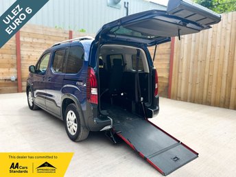 2020 PEUGEOT RIFTER 4 Seat Auto Wheelchair Accessible Disabled Access Vehicle WAV &pound;14945.00