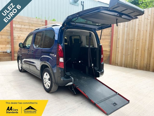 View our Peugeot Rifter 4 Seat Auto Wheelchair Accessible Disabled Access Vehicle WAV