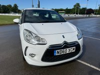 USED 2011 60 CITROEN DS3 1.4 VTi 16V DSign Hatchback 3dr Petrol Manual Euro 5 (95 ps) MOT MARCH 2027, GOOD HISTORY