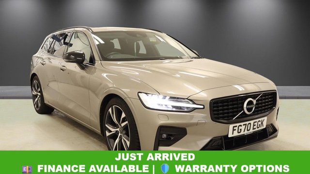 View our Volvo V60 2.0 B3 MHEV R-Design Estate 5dr Petrol Hybrid Auto Euro 6 (s/s) (163 ps)