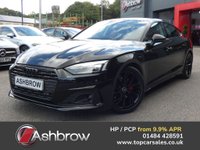 USED 2024 24 AUDI A5 Sportback 2.0 TFSI 35 Sport 5d S Tronic 150 S/S 1 OWNER, FULL SERVICE HISTORY, BALANCE OF AUDI WARRANTY, SAT NAV, VIRTUAL COCKPIT, REAR VIEW CAMERA, FRONT & REAR PARKING SENSORS, HEATED SEATS, AUDI SMARTPHONE INTERFACE FOR APPLE CARPLAY / ANDROID AUTO, 18 INCH ALLOY WHEELS, FULL BLACK LEATHER UPHOLSTERY, ELECTRIC TAILGATE, DAB RADIO, BLUETOOTH, AUTOMATIC GEARBOX, FOLDING MIRRORS, SPORT SEATS WITH ELECTRIC LUMBAR SUPPORT, LEATHER TIPTRONIC MFSW, CRUISE CONTROL, CLIMATE CONTROL, VOICE CONTROL, RAIN & LIGHT SENSORS, AUTO HOLD, KEYLESS START