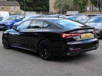 USED 2024 24 AUDI A5 Sportback 2.0 TFSI 35 Sport 5d S Tronic 150 S/S 1 OWNER, FULL SERVICE HISTORY, BALANCE OF AUDI WARRANTY, SAT NAV, VIRTUAL COCKPIT, REAR VIEW CAMERA, FRONT & REAR PARKING SENSORS, HEATED SEATS, AUDI SMARTPHONE INTERFACE FOR APPLE CARPLAY / ANDROID AUTO, 18 INCH ALLOY WHEELS, FULL BLACK LEATHER UPHOLSTERY, ELECTRIC TAILGATE, DAB RADIO, BLUETOOTH, AUTOMATIC GEARBOX, FOLDING MIRRORS, SPORT SEATS WITH ELECTRIC LUMBAR SUPPORT, LEATHER TIPTRONIC MFSW, CRUISE CONTROL, CLIMATE CONTROL, VOICE CONTROL, RAIN & LIGHT SENSORS, AUTO HOLD, KEYLESS START