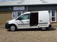 USED 2014 14 VOLKSWAGEN CADDY 1.6 TDI C20 Startline Panel Van 4dr Diesel Manual L1 H1 (149 g/km, 101 bhp) www.suffolkcarcentre.co.uk - Located at Reydon