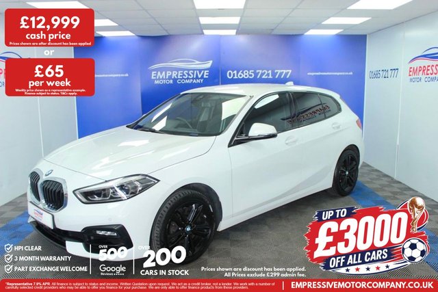 View our BMW 1 Series 1.5 118i Sport Hatchback 5dr Petrol Manual Euro 6 (s/s) (140 ps)