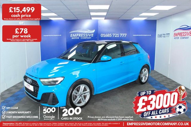 View our Audi A1 1.5 TFSI 35 S line Sportback 5dr Petrol S Tronic Euro 6 (s/s) (150 ps)
