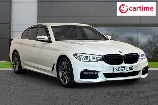 View our BMW 5 Series 2.0 520d M Sport Saloon 4dr Diesel Auto Euro 6 (s/s) (190 ps) Front / Rear Park Distance Control, M Sport Package, 18In Alloys, Electrically Adjustable Door Mirrors, Heated Front Seating