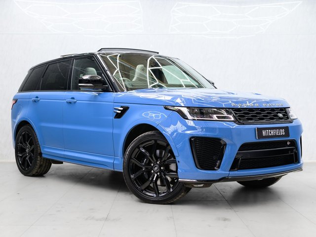 View our Land Rover Range Rover Sport 5.0 P575 V8 GPF SVR SUV 5dr Petrol Auto 4WD Euro 6 (s/s) (575 ps)