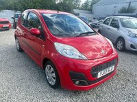 USED 2013 13 PEUGEOT 107 1.0 12V Active Hatchback 3dr Petrol Manual Euro 5 (68 ps) ONLY 63K MILES! 1 OWNER. &pound;20 TAX. IDEAL FIRST CAR