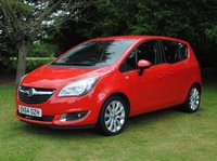2014 VAUXHALL MERIVA 1.4i Life MPV 5dr Petrol Manual Euro 6 (100 ps) &pound;3995.00