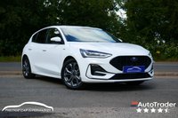 USED 2023 73 FORD FOCUS 1.0T EcoBoost ST-Line Hatchback 5dr Petrol Manual Euro 6 (s/s) (125 ps) FROZEN WHITE METALLIC PAINTWORK + APPLE CARPLAY + ANDROID AUTO