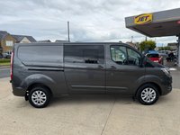 USED 2021 21 FORD TRANSIT CUSTOM LIMITED CREW VAN 2.0 TDCI 320 130 BHP L2 H1 6 SEAT DOUBLE CAB **AUTOMATIC**IMMACULATE**FSH** 