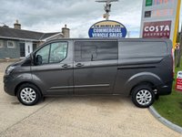USED 2021 21 FORD TRANSIT CUSTOM LIMITED CREW VAN 2.0 TDCI 320 130 BHP L2 H1 6 SEAT DOUBLE CAB **AUTOMATIC**IMMACULATE**FSH** 