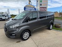 USED 2021 21 FORD TRANSIT CUSTOM LIMITED CREW VAN 2.0 TDCI 320 130 BHP L2 H1 6 SEAT DOUBLE CAB **AUTOMATIC**IMMACULATE**FSH** 