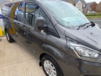 USED 2021 21 FORD TRANSIT CUSTOM LIMITED CREW VAN 2.0 TDCI 320 130 BHP L2 H1 6 SEAT DOUBLE CAB **AUTOMATIC**IMMACULATE**FSH** 