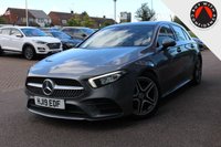 USED 2019 19 MERCEDES-BENZ A-CLASS 1.3 A180 AMG Line (Premium) Hatchback 5dr Petrol Manual Euro 6 (s/s) (136 ps) - EURO 6 , ULEZ, SAT NAV, HTD/LEATHER/ALCANTARA, R/CAMERA, P/SENSORS, LEDS, CRUISE/LDW, 18" ALLOYS, DAB & BLUETOOTH
