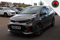 USED 2019 69 KIA PICANTO 1.25 GT-Line Hatchback 5dr Petrol Manual Euro 6 (83 bhp) - EURO 6 - ULEZ, APPLE/ANDROID CARPLAY, R/CAMERA, P/SENSORS, LEATHER, DAB, 16" ALLOYS & BLUETOOTH