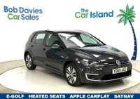 USED 2019 69 VOLKSWAGEN E-GOLF 35.8kWh e-Golf Hatchback 5dr Electric Auto (136 ps) Gorgeous E-Golf with VW Service History, SATNAV, CARPLAY, Full Parking Sensors, Adaptive Cruise Control, 56000 Miles & Alloy Wheels