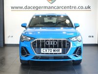 USED 2020 70 AUDI Q3 2.0 TDI 35 S line SUV 5dr Diesel S Tronic Euro 6 (s/s) (150 ps) BEAUTIFUL AUDI SUV - COMES WITH A FULL AUDI MAIN DEALER SERVICE HISTORY + VIRTUAL COCKPIT DIGITAL DASH DISPLAY + SATELLITE NAVIGATION + APPLE CARPLAY / ANDROID AUTO + REAR VIEW CAMERA + BANG & OLUFSEN SOUND SYSTEM + BLUETOOTH CONNECTIVITY + DAB DIGITAL RADIO + CRUISE CONTROL + AUTOMATIC LED HEADLIGHTS + IN CAR ENTERTAINMENT WITH TOUCH SCREEN MEDIA DISPLAY + COMFORT AND SOUND PACK + LANE ASSIST + DUAL ZONE CLIMATE CONTROL + AIR CONDITIONING + ECO STOP START SYSTEM + LED DAY TIME RUNNING LIGHTS